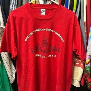 Vintage technology it conference jerzees super t Washington DC 1992 size XL USA